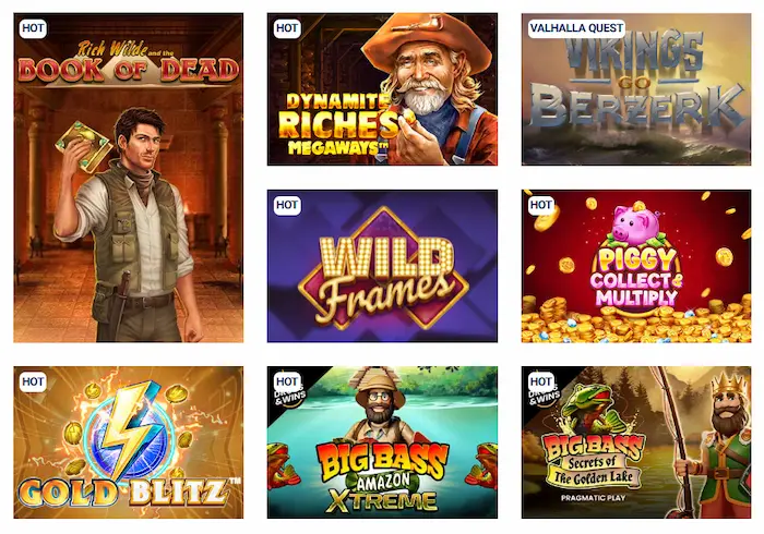 BetAtHome Casino games
